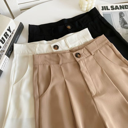 High Waist Plain Shorts mySite