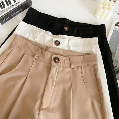 High Waist Plain Shorts mySite