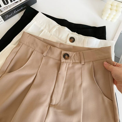 High Waist Plain Shorts mySite