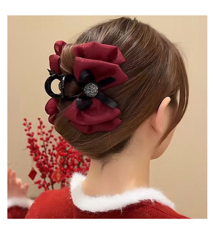 Bow Mesh Acrylic Hair Clamp (Various Designs) SpreePicky