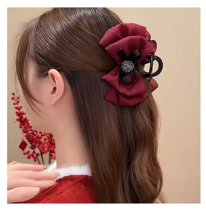 Bow Mesh Acrylic Hair Clamp (Various Designs) SpreePicky