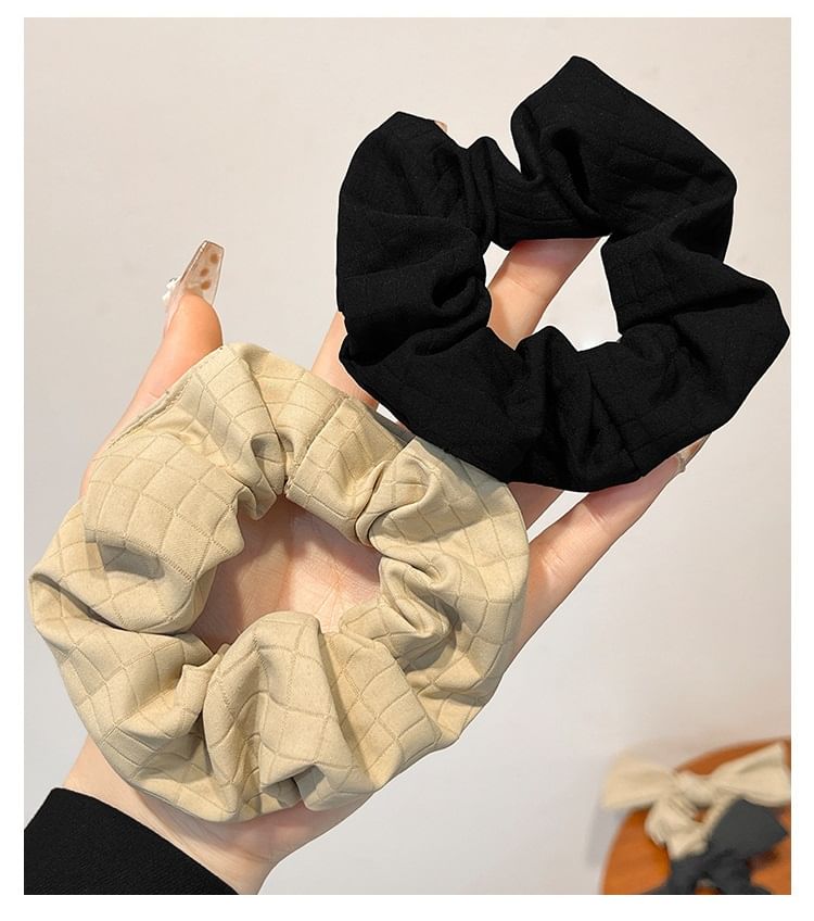 Bow Fabric Scrunchie / Plain Fabric Scrunchie SpreePicky