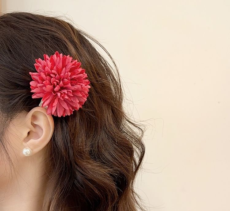 Floral Fabric Hair Clip SpreePicky