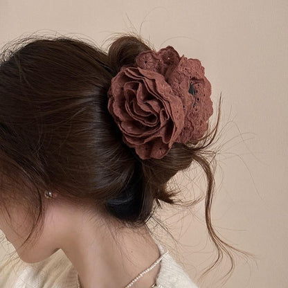 Floral Lace Hair Clamp SpreePicky