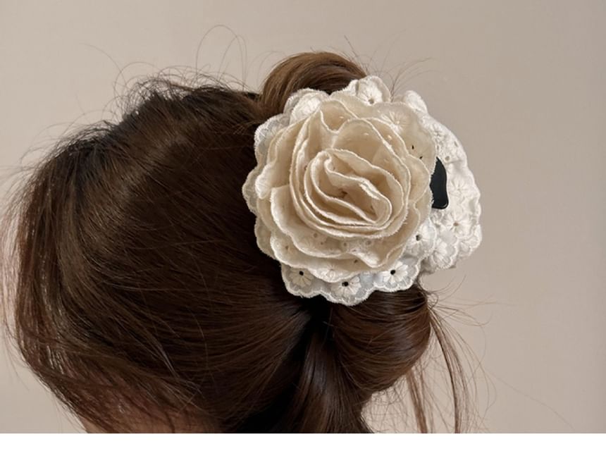 Floral Lace Hair Clamp SpreePicky