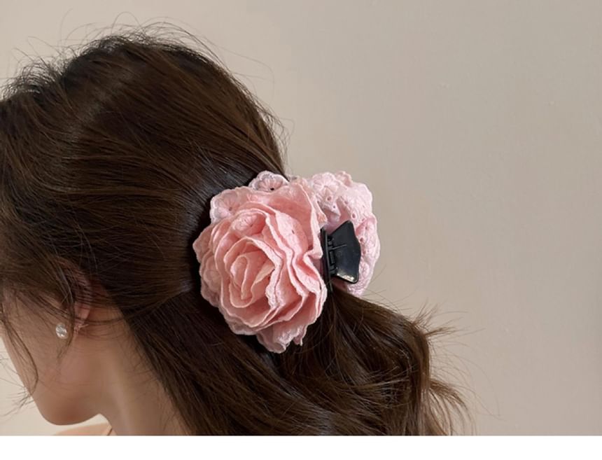 Floral Lace Hair Clamp SpreePicky