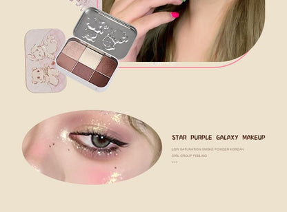 Tea Party Series Metal Box Eyeshadow Palette #02 SpreePicky