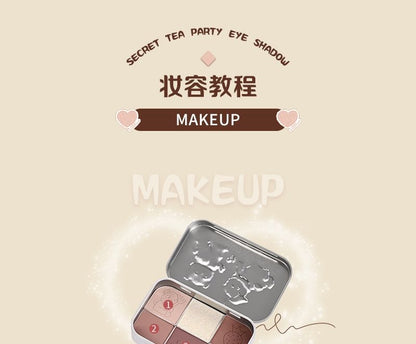 Tea Party Series Metal Box Eyeshadow Palette #02 SpreePicky