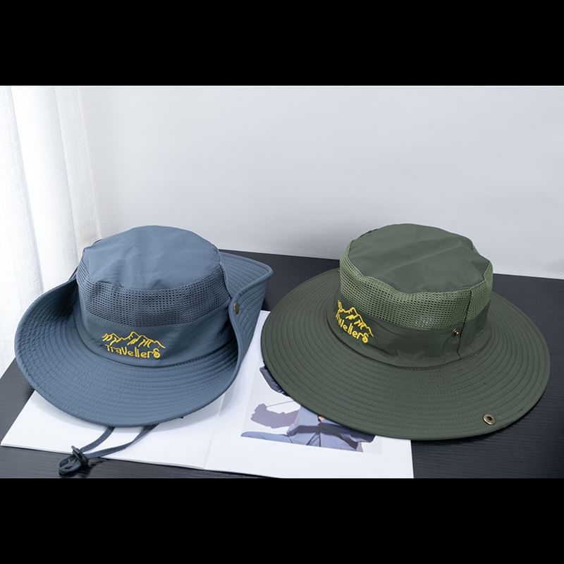 Embroidered Hiking Cap