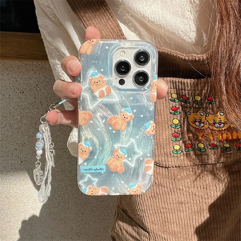 Bear Phone Case - 15 Pro Max / 15 Pro / 15 / 14 Pro Max / 14 Pro / 14 / 13 Pro Max / 13 Pro / 13 / 12 Pro Max / 12 Pro / 12 / 11 SpreePicky