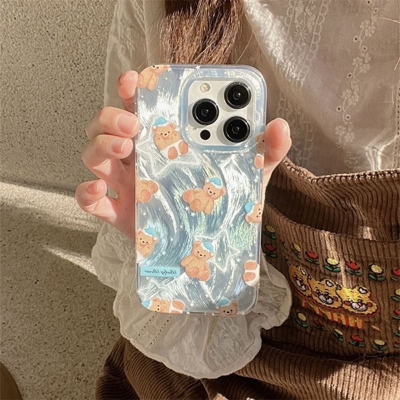 Bear Phone Case - 15 Pro Max / 15 Pro / 15 / 14 Pro Max / 14 Pro / 14 / 13 Pro Max / 13 Pro / 13 / 12 Pro Max / 12 Pro / 12 / 11 SpreePicky