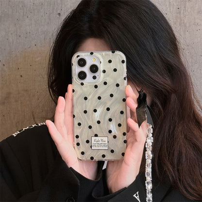 Polka Dot Phone Case - 15 Pro Max / 15 Pro / 15 / 14 Pro Max / 14 Pro / 14 / 13 Pro Max / 13 Pro / 13 / 12 Pro Max / 12 Pro / 12 / 11 SpreePicky