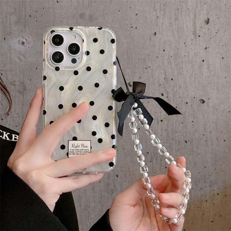 Polka Dot Phone Case - 15 Pro Max / 15 Pro / 15 / 14 Pro Max / 14 Pro / 14 / 13 Pro Max / 13 Pro / 13 / 12 Pro Max / 12 Pro / 12 / 11 SpreePicky