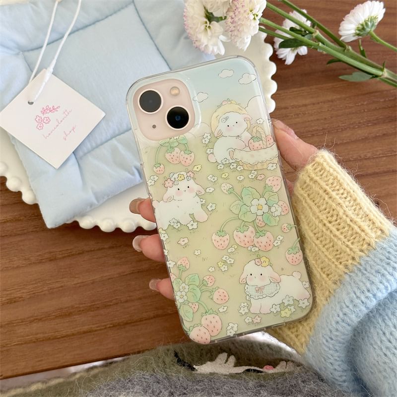 Sheep Phone Case - 15 Pro Max / 15 Pro / 15 / 14 Pro Max / 14 Pro / 14 / 13 Pro Max / 13 Pro / 13 / 12 Pro Max / 12 Pro / 12 SpreePicky