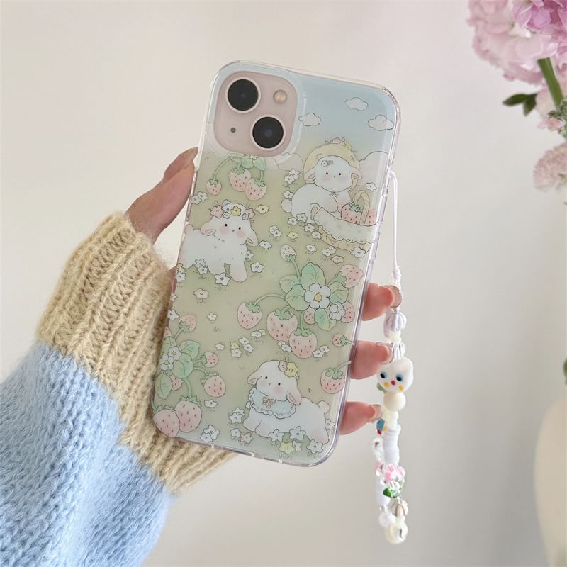 Sheep Phone Case - 15 Pro Max / 15 Pro / 15 / 14 Pro Max / 14 Pro / 14 / 13 Pro Max / 13 Pro / 13 / 12 Pro Max / 12 Pro / 12 SpreePicky