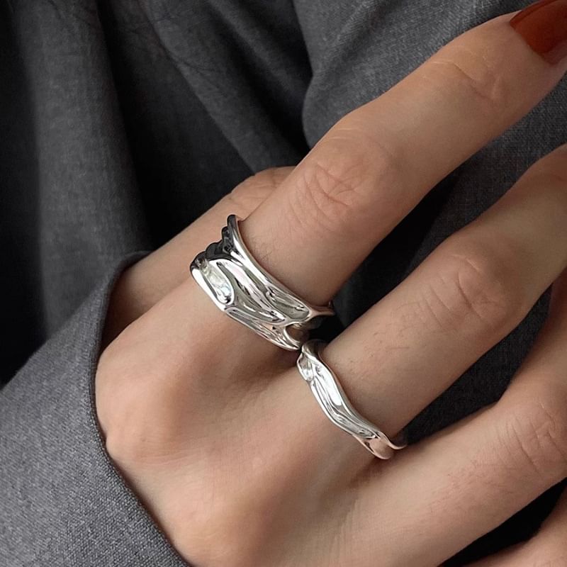 Irregular Alloy Open Ring SpreePicky