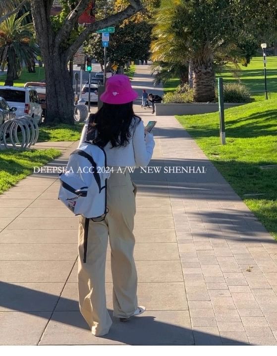 Plain Drawstring Bucket Hat SpreePicky