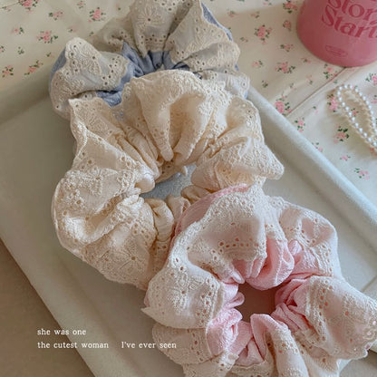 Eyelet Lace Scrunchie SpreePicky