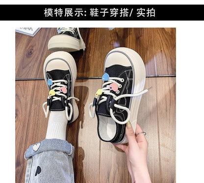 Platform Canvas Sneakers mySite