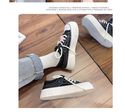 Platform Canvas Sneakers mySite