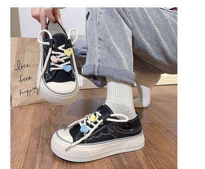 Platform Canvas Sneakers mySite