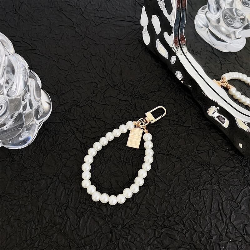 Faux Pearl Phone Strap SpreePicky