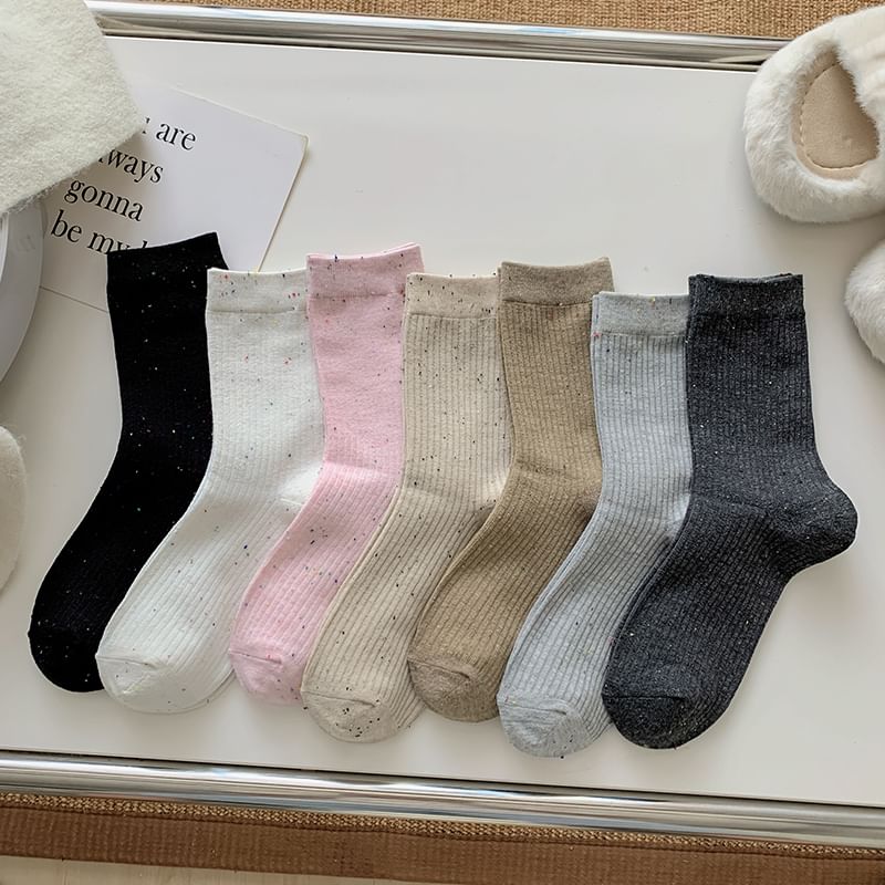 Ribbed Socks Set SpreePicky