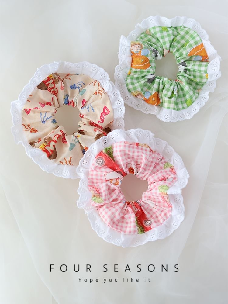 Japanese Lace Scrunchie SpreePicky