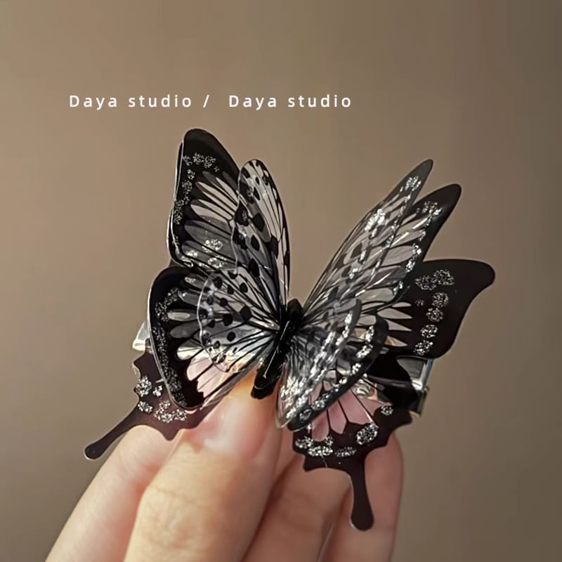 Butterfly Alloy Hair Clip SpreePicky