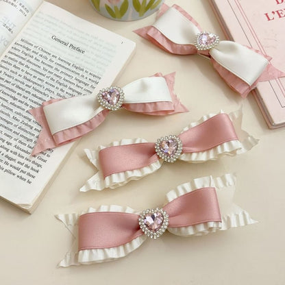 Bow Rhinestone Hair Clip SpreePicky