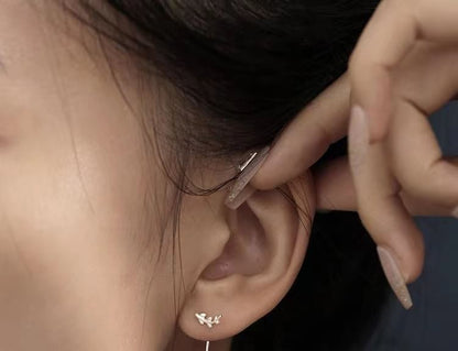 Asymmetrical Leaf Ear Stud SpreePicky