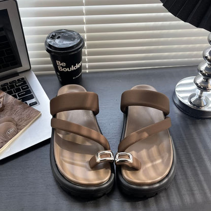 Platform Slide Sandals SpreePicky