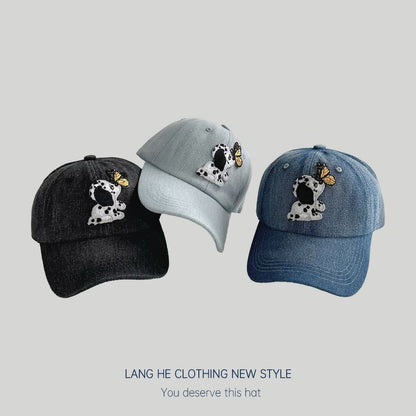 Dog Applique Baseball Cap SpreePicky