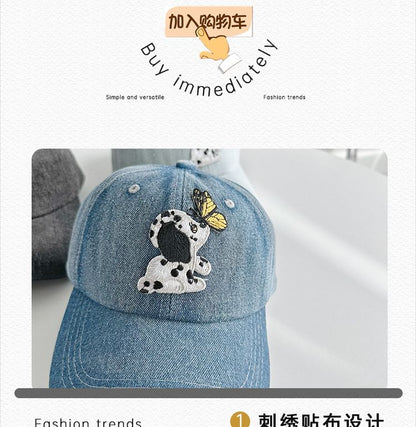 Dog Applique Baseball Cap SpreePicky