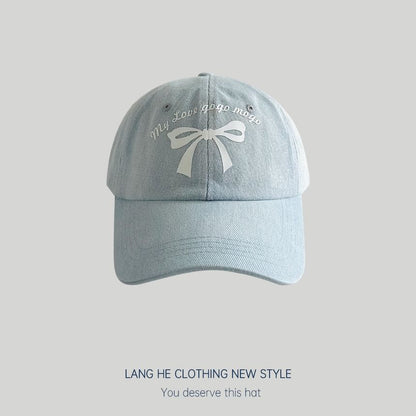 Bow Print Baseball Cap SpreePicky