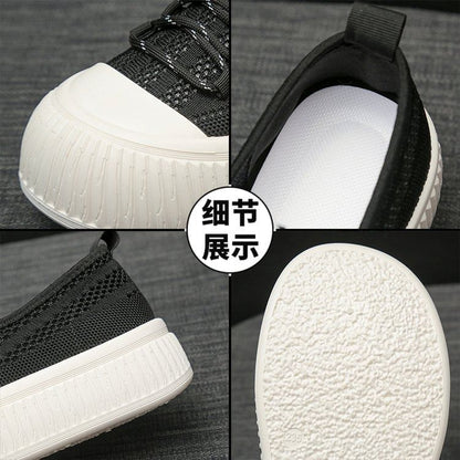 Mesh Panel Platform Sneakers SpreePicky