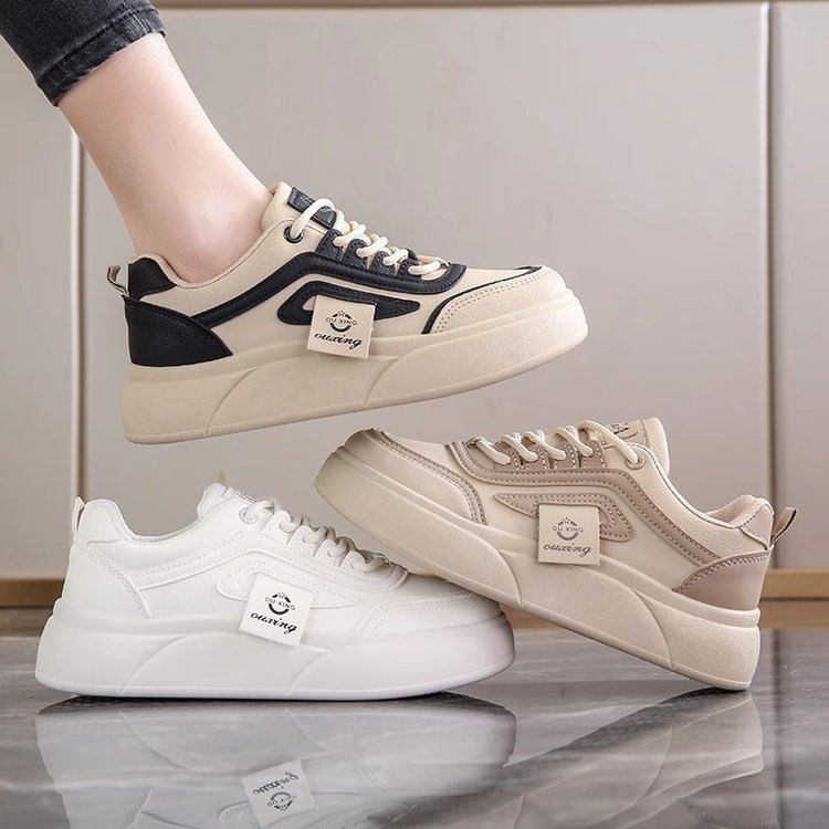 Lettering Label Platform Sneakers mySite