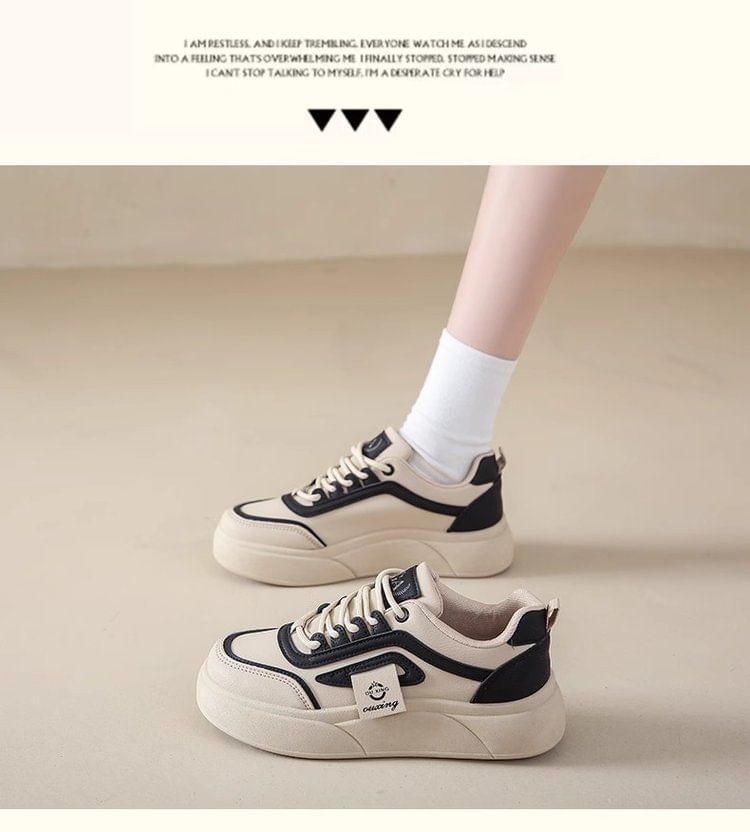 Lettering Label Platform Sneakers mySite