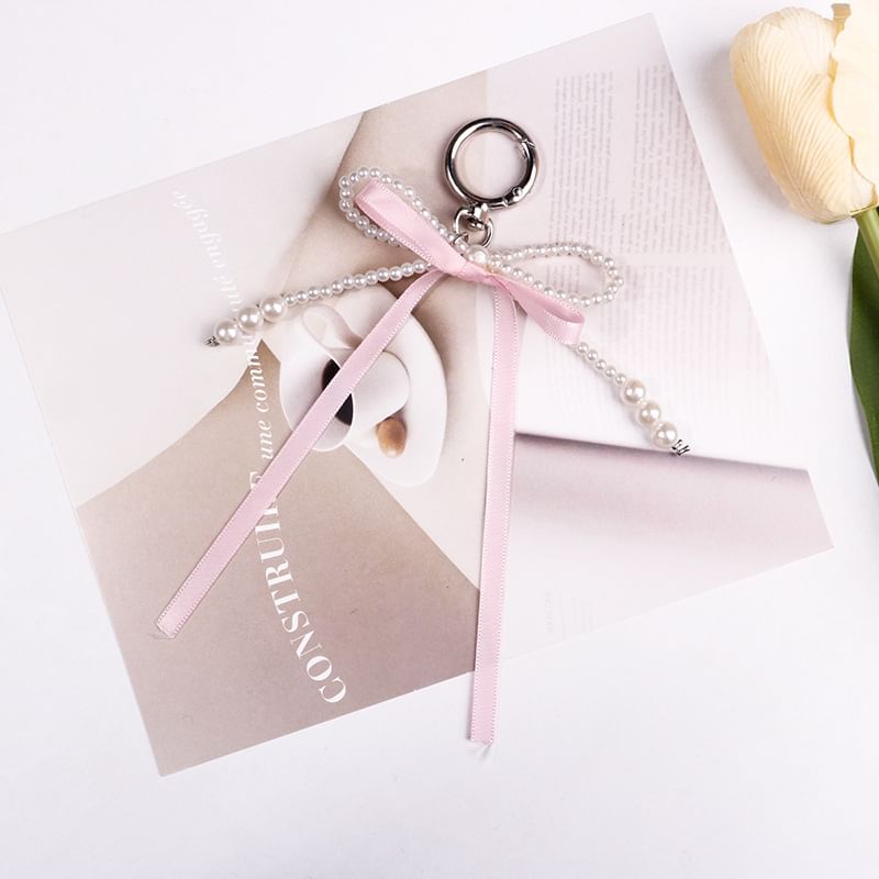 Ribbon Bag Charm Keyring (Various Designs) SpreePicky