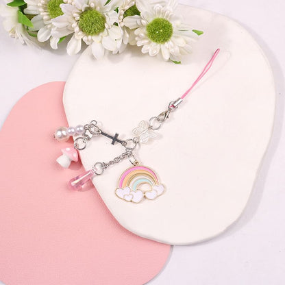 Rainbow / Shell Acrylic Phone Charm SpreePicky