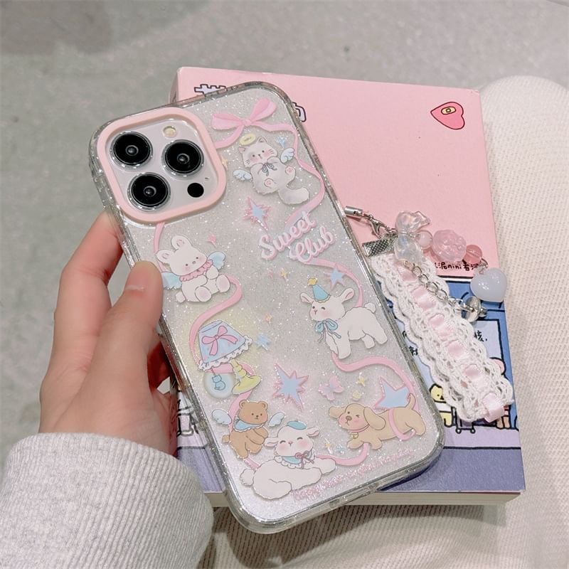 Animal Glitter Phone Case - iPhone 15 Pro Max / 15 Pro / 15 / 14 Pro Max / 14 Pro / 14 / 13 Pro Max / 13 Pro / 13 / 12 Pro Max / 12 Pro / 12 / 11 SpreePicky