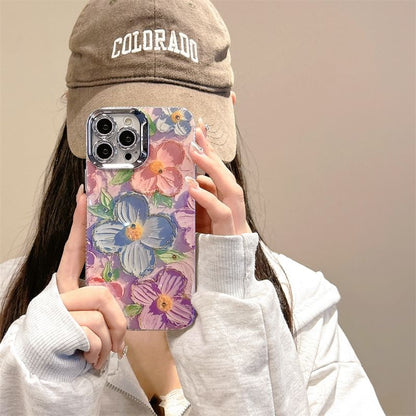 Floral Phone Case - iPhone 15 Pro Max / 15 Pro / 15 / 14 Pro Max / 14 Pro / 14 / 13 Pro Max / 13 Pro / 13 / 12 Pro Max / 12 Pro / 12 / 11 SpreePicky