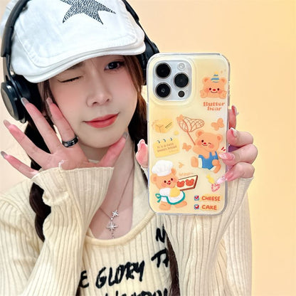 Bear Phone Case - iPhone 15 Pro Max / 15 Pro / 15 / 14 Pro Max / 14 Pro / 14 / 13 Pro Max / 13 Pro / 13 / 12 Pro Max / 12 Pro / 12 / 11 SpreePicky