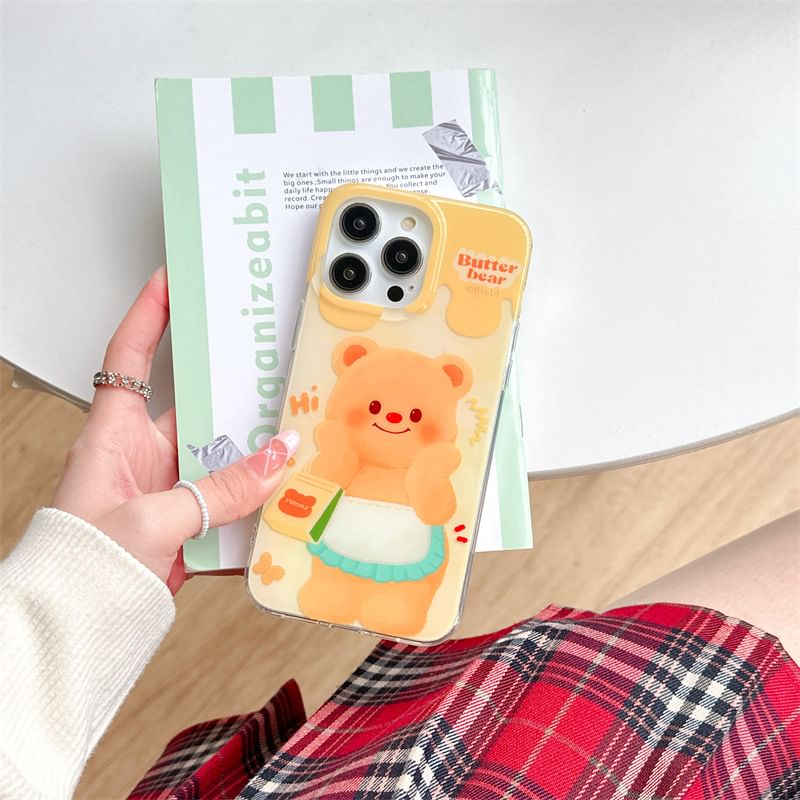 Bear Phone Case - iPhone 15 Pro Max / 15 Pro / 15 / 14 Pro Max / 14 Pro / 14 / 13 Pro Max / 13 Pro / 13 / 12 Pro Max / 12 Pro / 12 / 11 SpreePicky