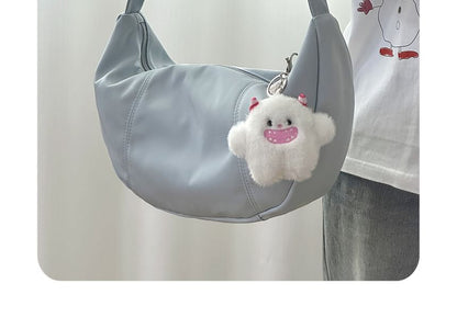 Plain Crossbody Bag / Bag Charm / Coin Purse / Set SpreePicky