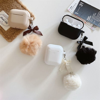 Ribbon Pom Pom AirPods / Pro Earphone Case Skin SpreePicky