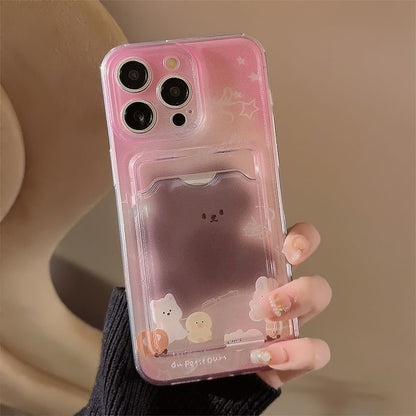 Animal Card Holder Phone Case SpreePicky