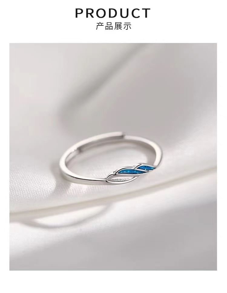 Wave Sterling Silver Open Ring SpreePicky