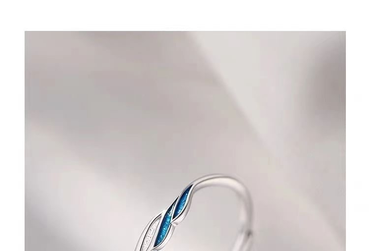 Wave Sterling Silver Open Ring SpreePicky