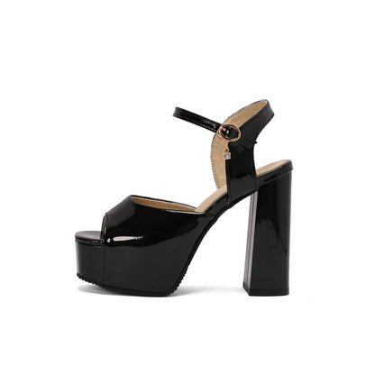 Platform Chunky Heel Sandals SpreePicky